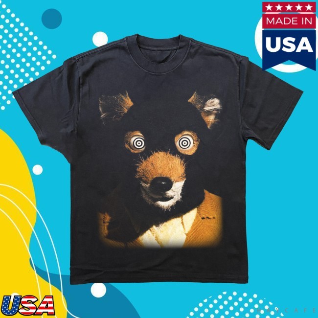 'Fantastic Mr. Fox' Crazy Eye Heavyweight New T-Shirt Bighead Vintage