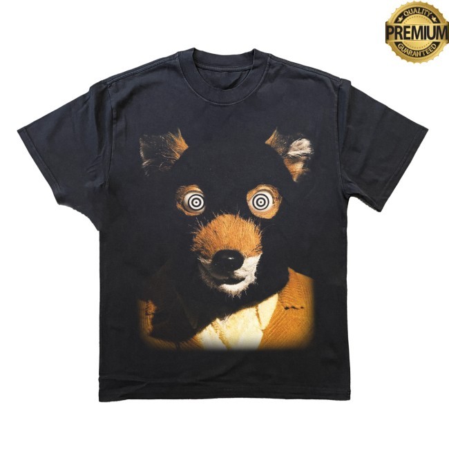 'Fantastic Mr. Fox' Crazy Eye Heavyweight New T-Shirt Bighead Vintage 'Fantastic Mr. Fox' Crazy Eye Heavyweight New T-Shirt Bighead Vintage